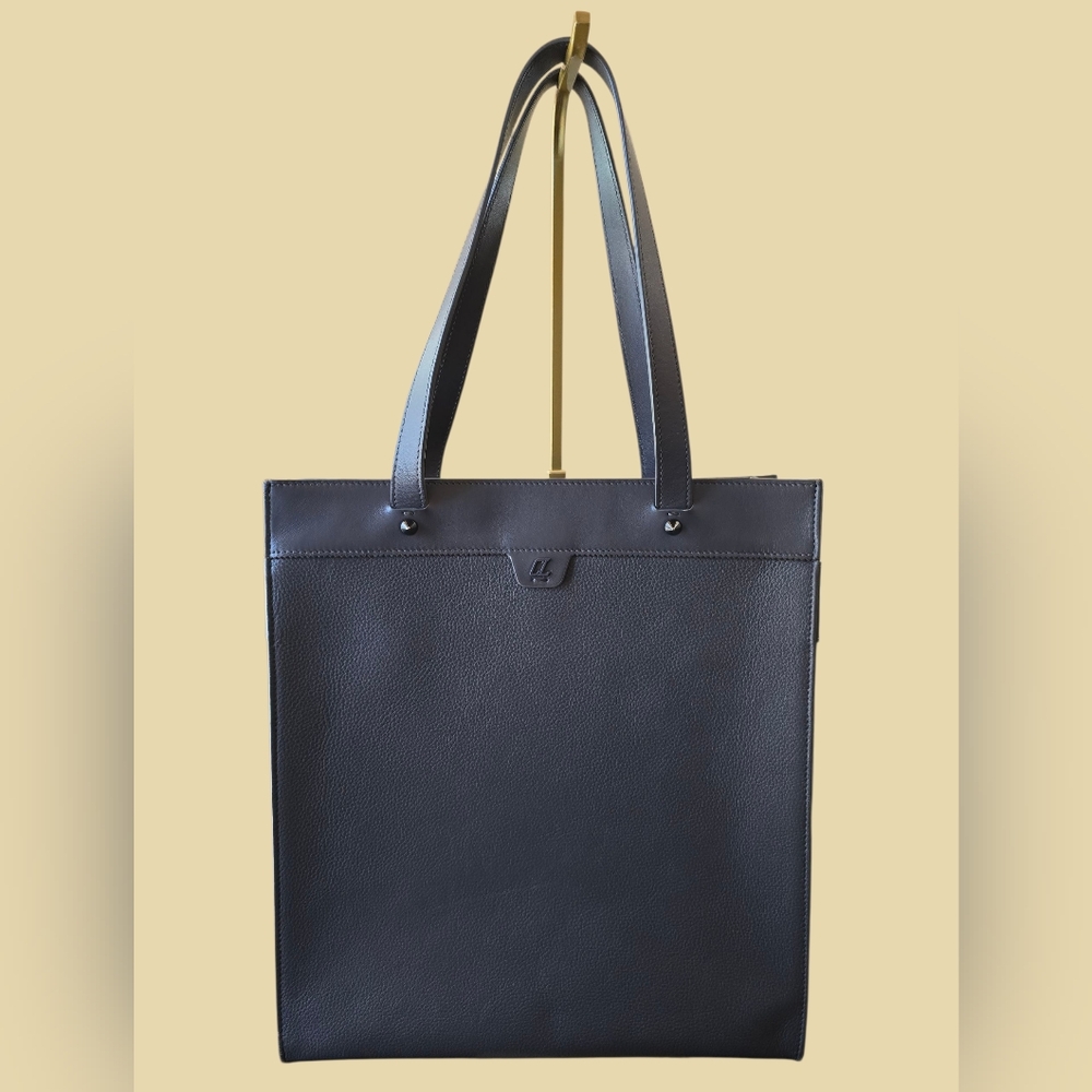 Christian Louboutin Ruistote Tote Unisex in Gray; EUC